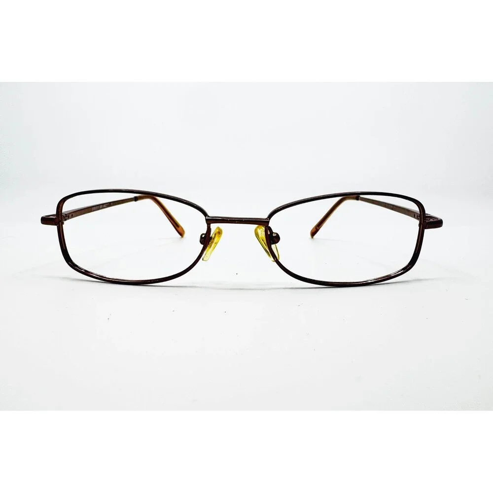 Wally Men Eyeglasses Men Brown Metal Rectangle WM3011 49-17-130